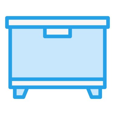 Dondurucu Vektör Simgesi Tasarım İllüstrasyonu