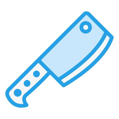 Kasap Vektör Simgesi Tasarım Çizimi