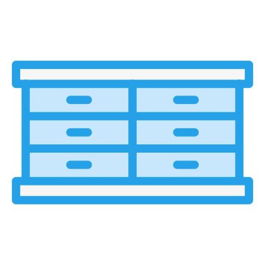 Kabine Vektörü Simgesi Tasarım İllüstrasyonu