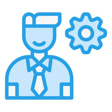 Yetenek Vektörü Simgesi Tasarım İllüstrasyonu