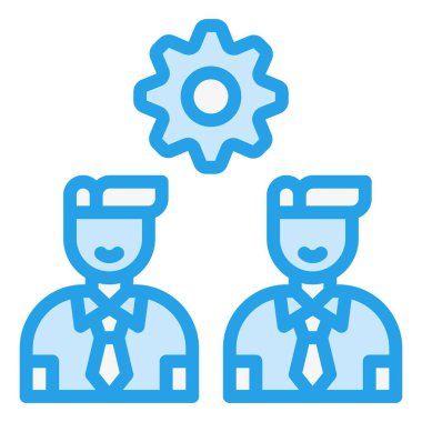 Kurumsal Kültür Vektör Simgesi Tasarım İllüstrasyonu