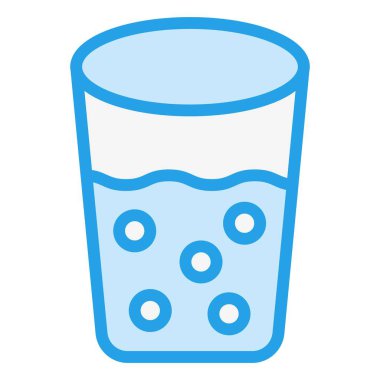 Çekilen Cam Vektör Simgesi Tasarım İllüstrasyonu