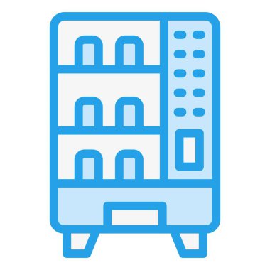 Satış Makinesi Vektör Simgesi Tasarım İllüstrasyonu