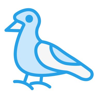 Martı Vektör Simgesi Tasarım İllüstrasyonu