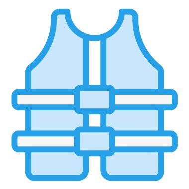 Can yeleği Vektör Simgesi Tasarım İllüstrasyonu