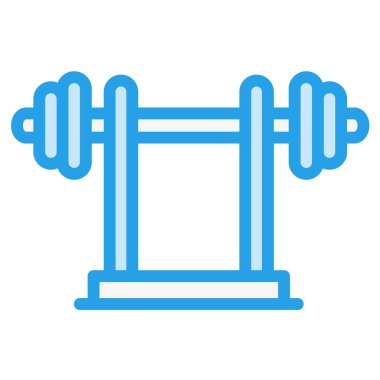 Ağırlık Kaldırma Vektörü Simgesi Tasarım İllüstrasyonu