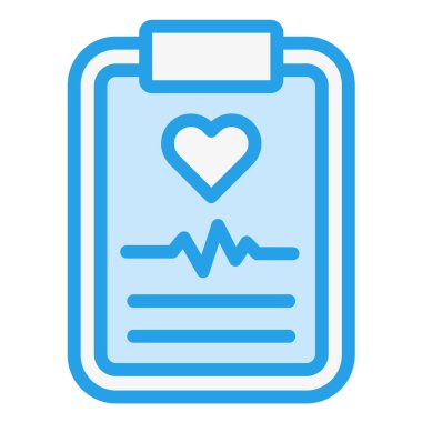 Sağlık Denetimi Vektör Simgesi Tasarım İllüstrasyonu