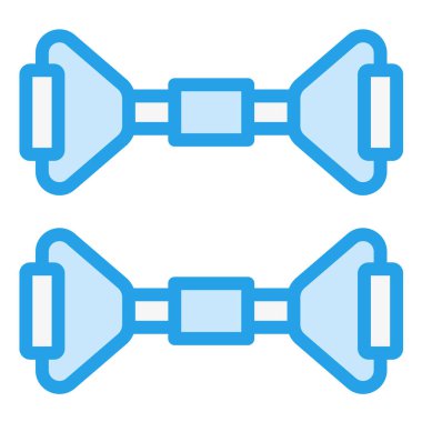 Göğüs Genişletici Vektör Simgesi Tasarım İllüstrasyonu