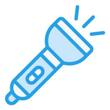 El feneri Vektörü Simgesi Tasarım Çizimi