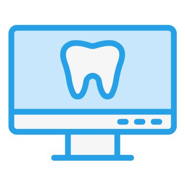 Masaüstü Vektör Simgesi Tasarım İllüstrasyonu