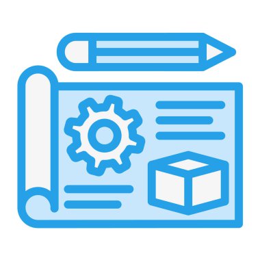 Prototip Vektör Simgesi Tasarım İllüstrasyonu