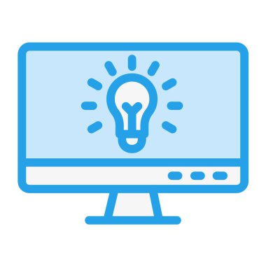 Fikir Vektörü Simgesi Tasarım İllüstrasyonu