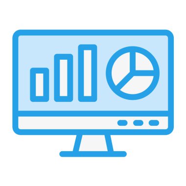 Web Analizi Vektör Simgesi Tasarım İllüstrasyonu