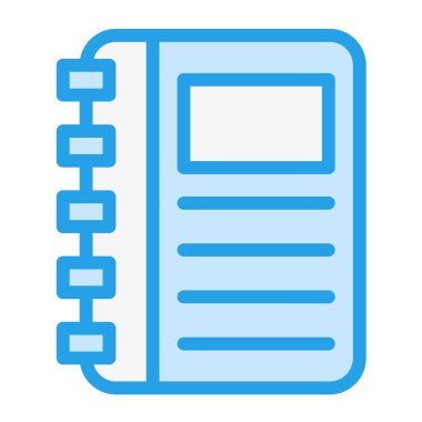 Günlük Vektörü Simgesi Tasarım İllüstrasyonu