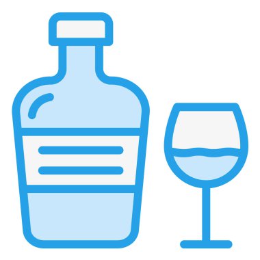 Konyak Vektör Simgesi Tasarım İllüstrasyonu