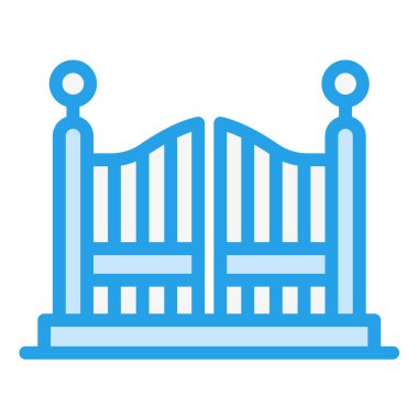 Kapı Vektörü Simgesi Tasarım İllüstrasyonu