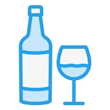 Viski Vektörü Simgesi Tasarım İllüstrasyonu