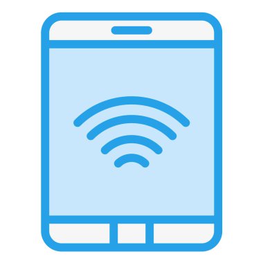 Tablet Vektör Simgesi Tasarım İllüstrasyonu