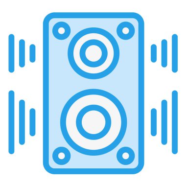 Sözcü Vektör Simgesi Tasarım İllüstrasyonu