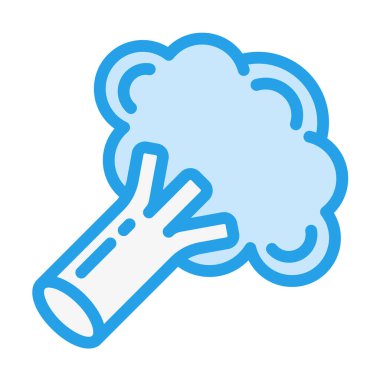 Brokoli Vektör Simgesi Tasarım İllüstrasyonu