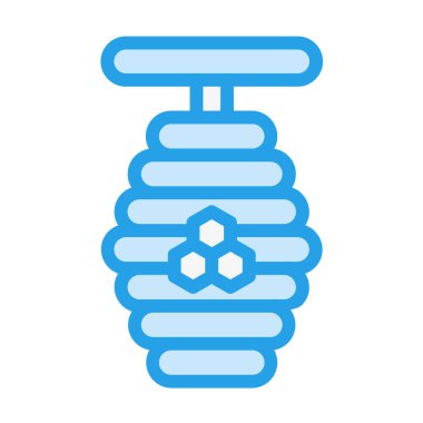 Bal Arısı Vektör Simgesi Tasarım Çizimi