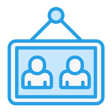 Peyzaj Vektörü Simgesi Tasarım İllüstrasyonu