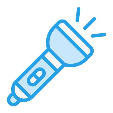 El feneri Vektörü Simgesi Tasarım Çizimi