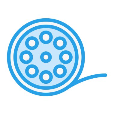 Film Vektörü Simgesi Tasarım İllüstrasyonu