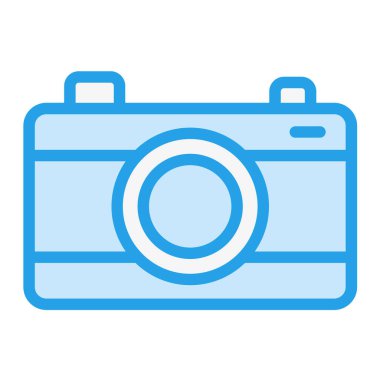 Dijital kamera Vektör Simgesi Tasarım İllüstrasyonu