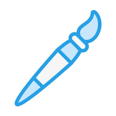 Boya fırçası Vektör Simgesi Tasarım Çizimi