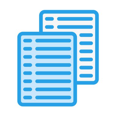 Kağıt Vektörü Simgesi Tasarım İllüstrasyonu