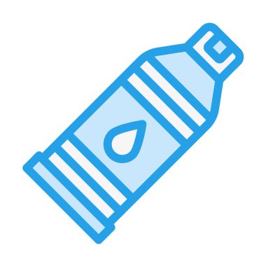 Boya Tüpü Vektör Simgesi Tasarım Resimlemesi