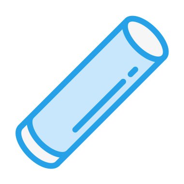 Tebeşir Vektörü Simgesi Tasarım İllüstrasyonu