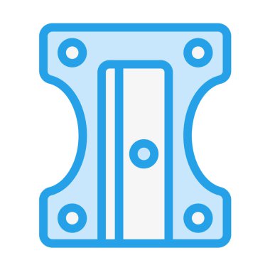 Keskinleştirici Vektör Simgesi Tasarım İllüstrasyonu