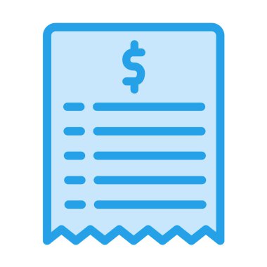 Bill Vector Simgesi Tasarım İllüstrasyonu