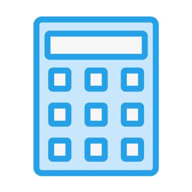 Hesaplama Vektörü Simgesi Tasarım İllüstrasyonu