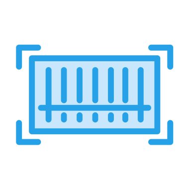 Ürün Kod Vektörü Simge Tasarımı İllüstrasyonu