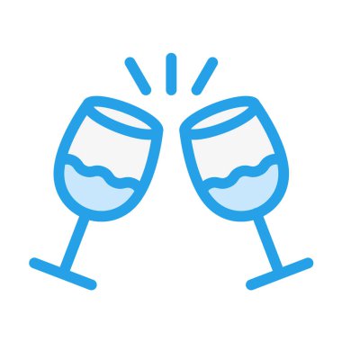 İçecek Vektörü Simgesi Tasarım İllüstrasyonu