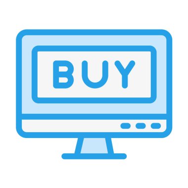 Satın Alma Vektörü Simgesi Tasarım İllüstrasyonu