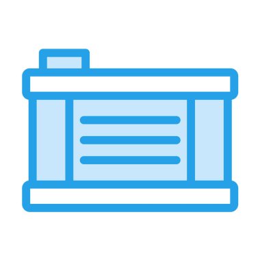 Konserve Gıda Vektörü Simgesi Tasarım Çizimi