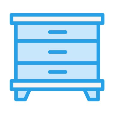 Kabine Vektörü Simgesi Tasarım İllüstrasyonu