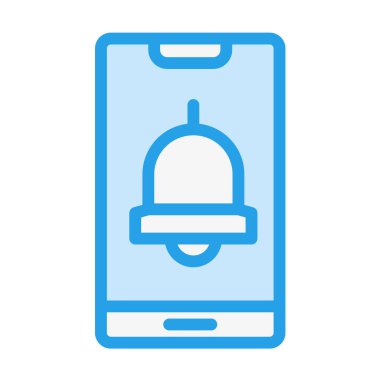 Akıllı Telefon Vektör Simgesi Tasarım İllüstrasyonu