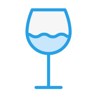 Cam Vektör Simgesi Tasarım İllüstrasyonu