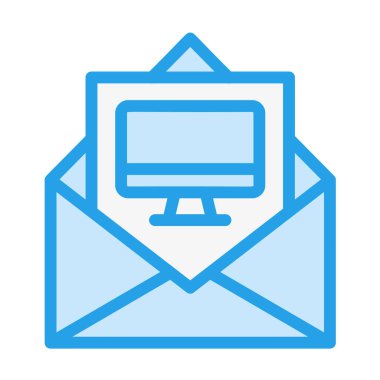 Bilgisayar Vektörü Simgesi Tasarım İllüstrasyonu