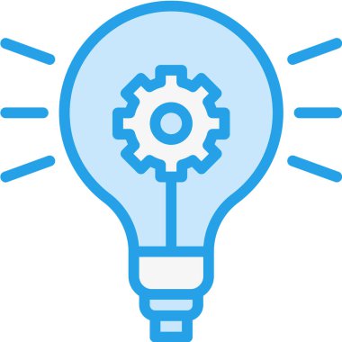 İş Fikri Vektörü Simgesi Tasarım İllüstrasyonu