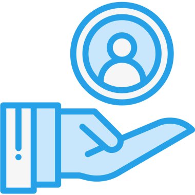 Sorumluluk Vektörü Simgesi Tasarım İllüstrasyonu