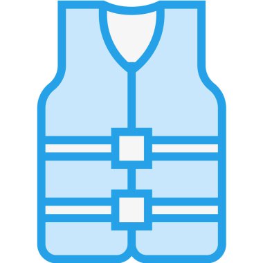 Can yeleği Vektör Simgesi Tasarım İllüstrasyonu