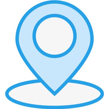 Gps Vektör Simgesi Tasarım İllüstrasyonu