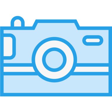 Kamera Vektörü Simgesi Tasarım İllüstrasyonu