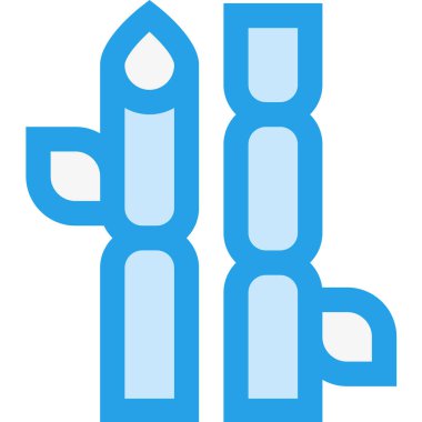 Şekerkamışı Vektör Simgesi Tasarım İllüstrasyonu